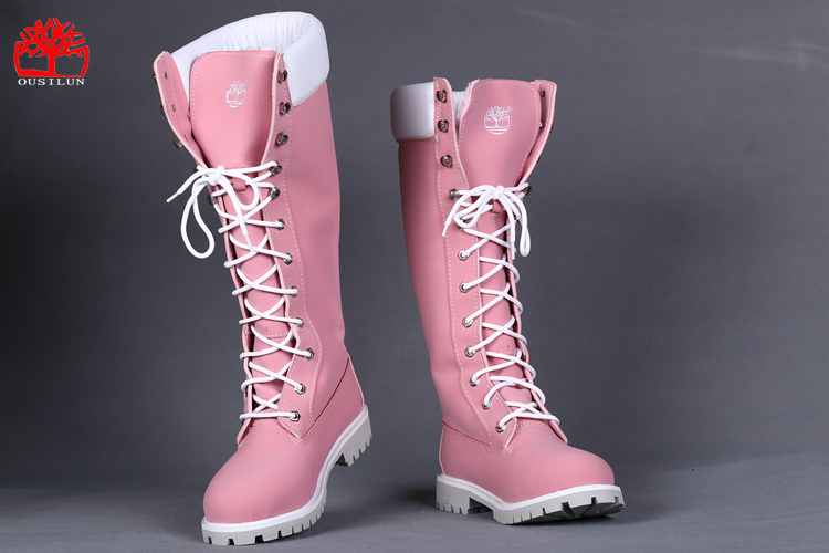 timberland femme rose pas cher